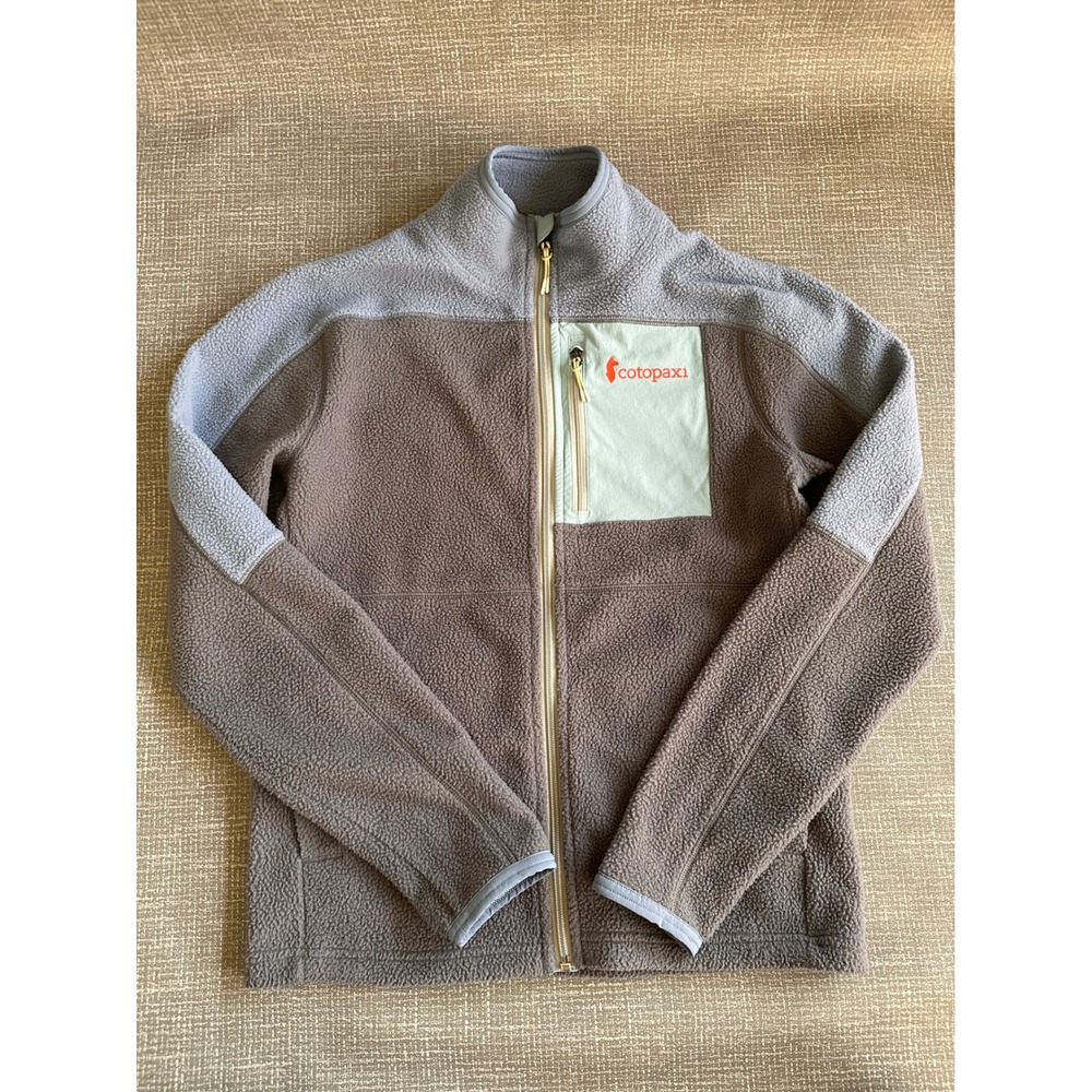 Cotopaxi Abrazo Fleece Jacket Womens XS Gray Blue Full Zip Outdoor Hiking 198